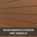 Revestimiento WPC Exterior Sandalwood - 25mm x 20cm x 2.9mts