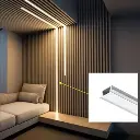 Luz Encastrable WPC  Led Simple 2.50 mts Colores