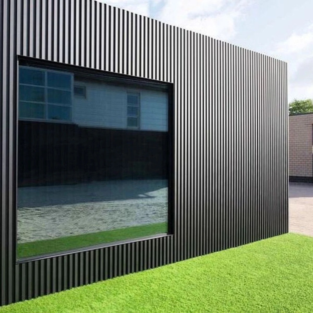 Revestimiento WPC Exterior Negro - 25mm x 20cm x 2.9m