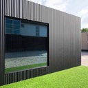 Revestimiento WPC Exterior Negro - 25mm x 20cm x 2.9m