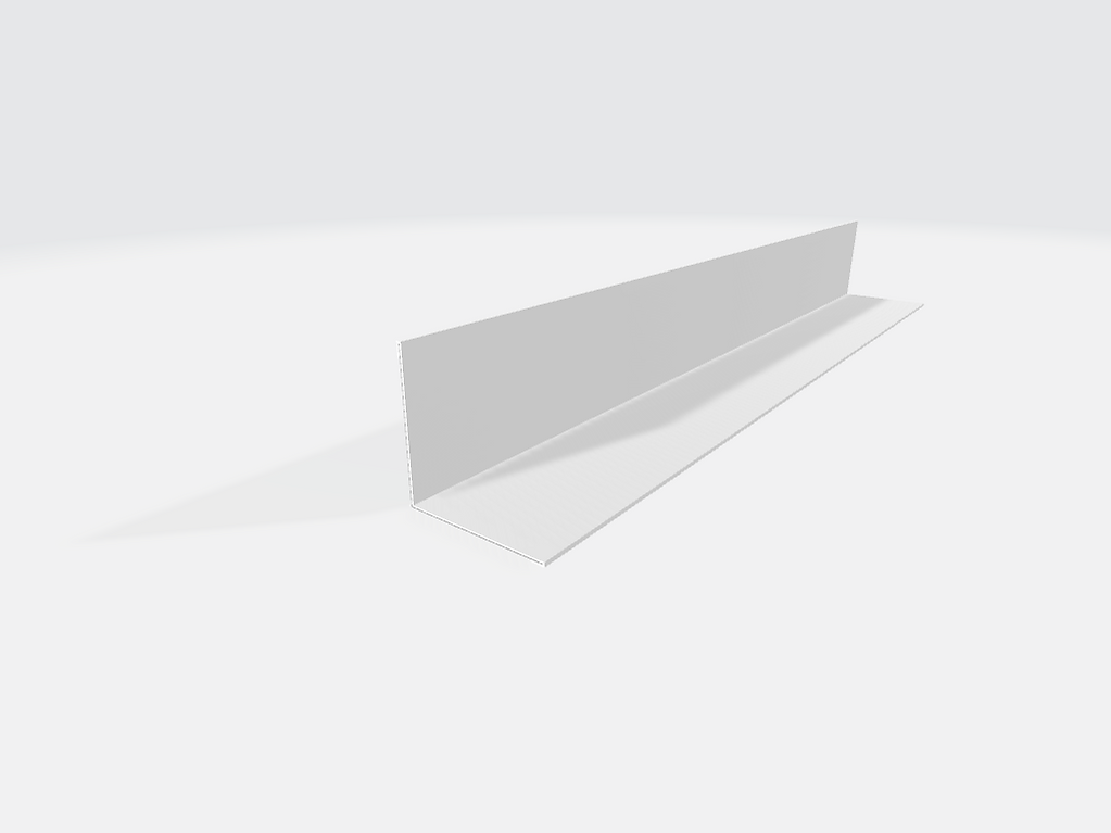 Angulo Iso-Panel - 140 x 40 x 3m - Blanco Exterior MID