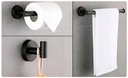 Kit Accesorios Negro Mate Baño