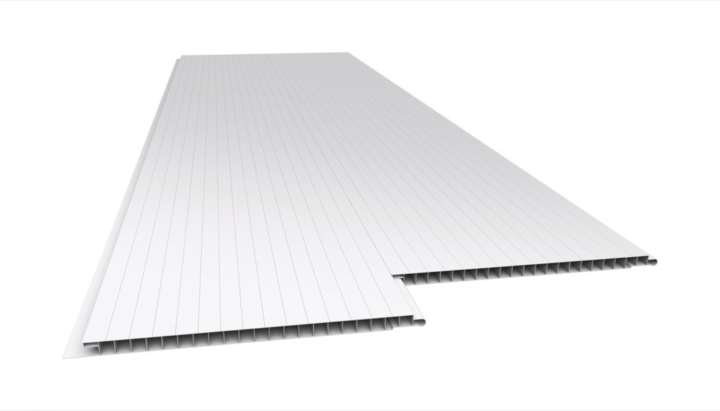 PVC Cielo Raso Blanco - Plasbil 9mm x 25cm x 5.95m Rígido