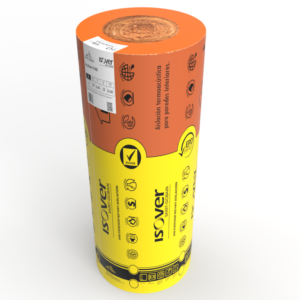 Lana de Vidrio ISOVER 70mm R8 - 1,2m x 12m - 14,4 m2