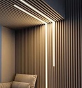 Luz Encastrable WPC  Led Simple 2.50 mts Colores