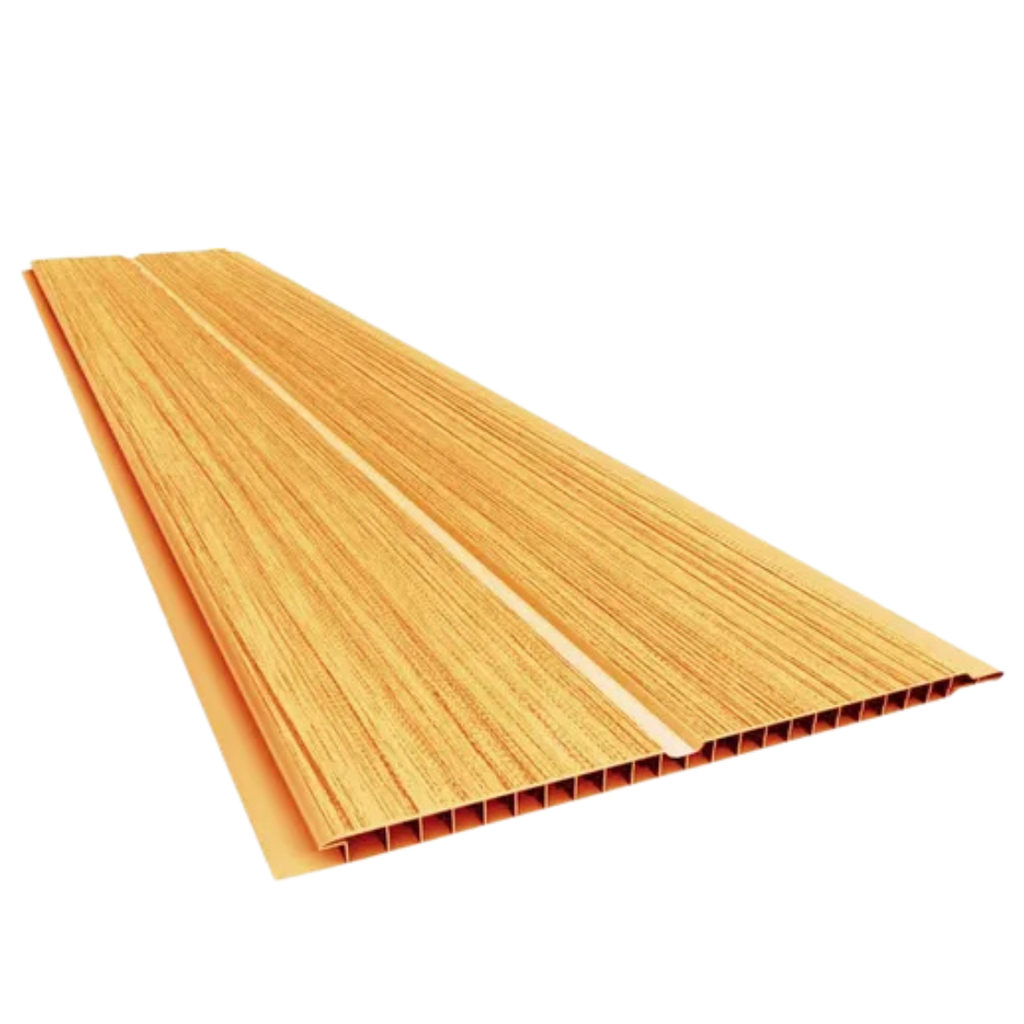 PVC Cielo Raso Pino Avellana - Plasbil 7mm x 20cm x 4m