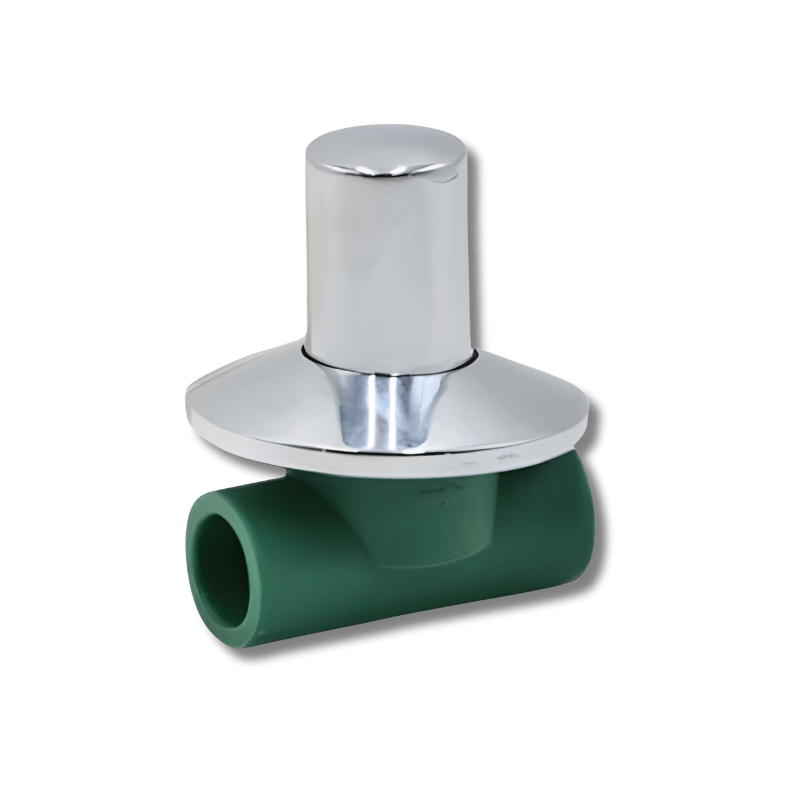 Llave de Paso - Valvula Esferica - Cromada 20mm - Nicoll