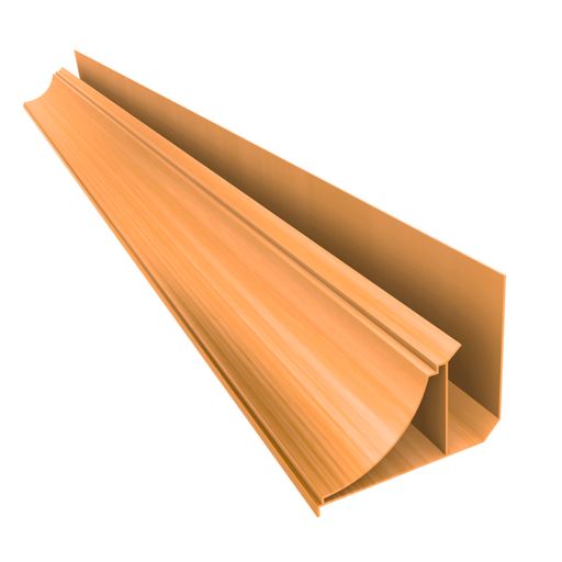 [102303] PVC Perimetral Media Caña Natural  Plasbil x 6m
