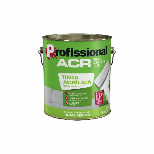 [102129] Pintura Profecional ACR Acrilica Turquesa Fosco - 3.6L Renner