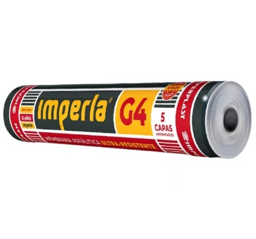 [102044] Membrana Asfaltica Imperla G4 Flex 1m x 10m x 4mm 44 Kg