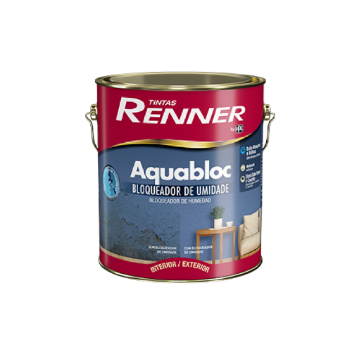 [101904] Pintura Bloqueador de Hum. Aquabloc 3,6L Renner-