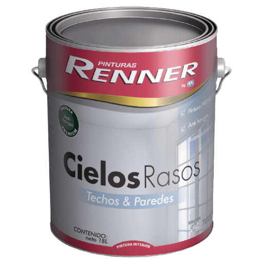 [101902] Pintura  Latex Antihongos Rekolor Mate 18 L - Renner