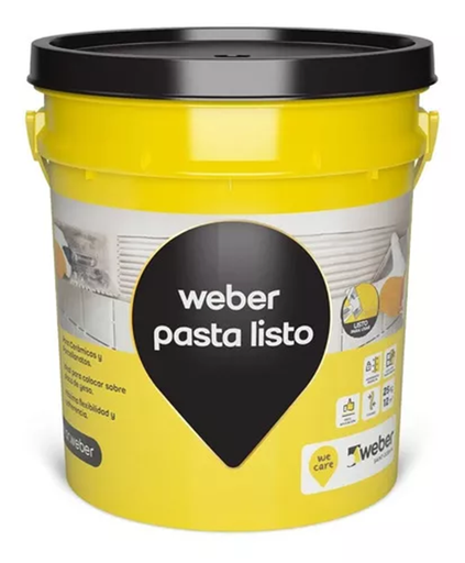 [101768] Weber Pasta Listo Adhesivo Multiuso Para Yeso 25 kg