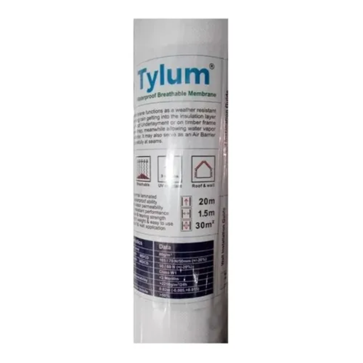[101386] Papel TYLUM 30 m2 1,5 x 20 mt 30m2 Techo-Pared