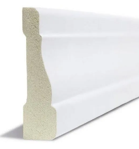 [100767] Zocalo Piso Flotante MDF Guindo 2,4m x 8cm