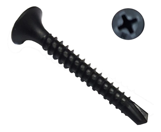 [100352] Tornillo T2 Punta Mecha 25mm x 100un