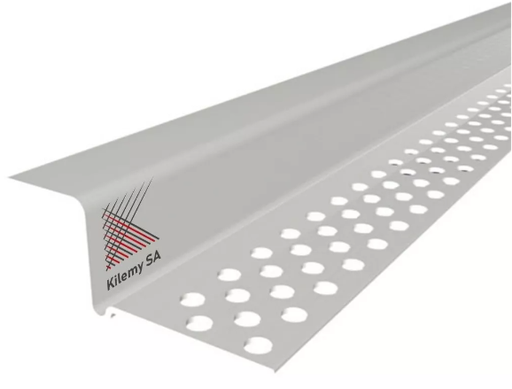 [100169] Perfil Z PVC Perimetral para Placa Yeso 12.5mm - 3.05m