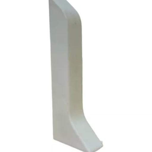 [102716] Terminal Derecho Zocalo PVC Plasbil Hielo