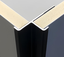 [102771] Perfil Angulo Aluminio Dorado Bambú 3m x 5mm
