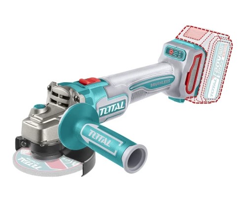 [102817] Amoladora inalambrica 4½" 20V 9000rpm IND motor BL S/Bat