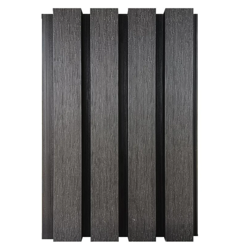 [102859] Revestimiento Wpc Exterior Negro - 25mm x 20cm x 2.9mts