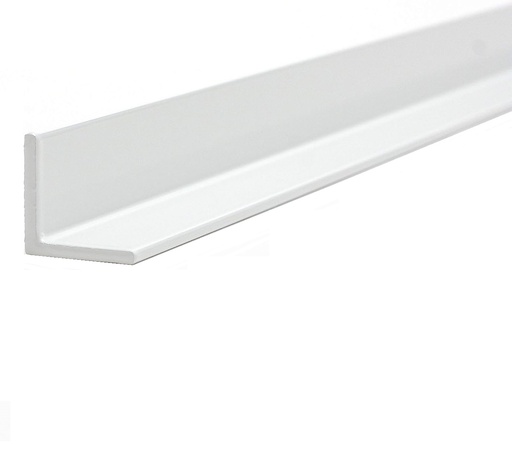 [103124] Angulo Aluminio Blanco 25mm x 25mm x 1,50mm x 4,7m