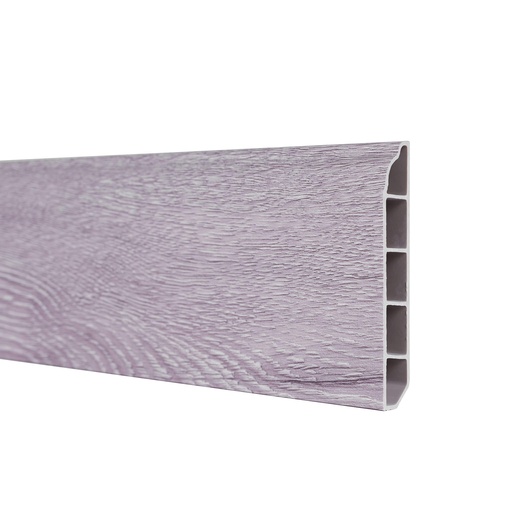 [103438] Zócalo PVC 12mm x 57mm x 2.4m Piso Vinílico Gris Cod 007